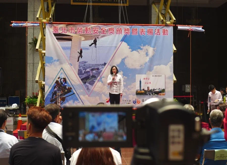 圖片說明：臺北市政府勞動局長賴香伶蒞臨。