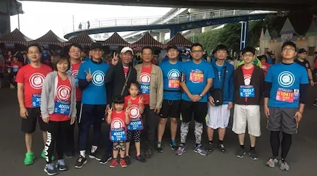 參與第五屆工安盃路跑活動