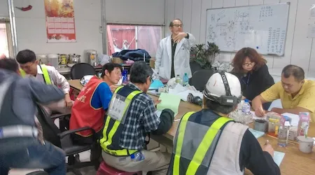 首席公館辦理無檳工地活動