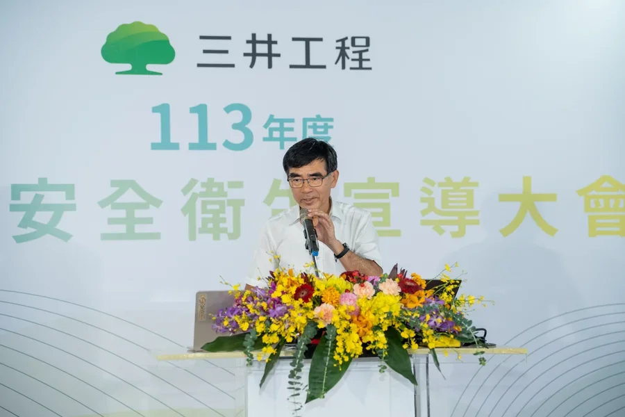 圖片說明：總經理葉大嘉致詞。