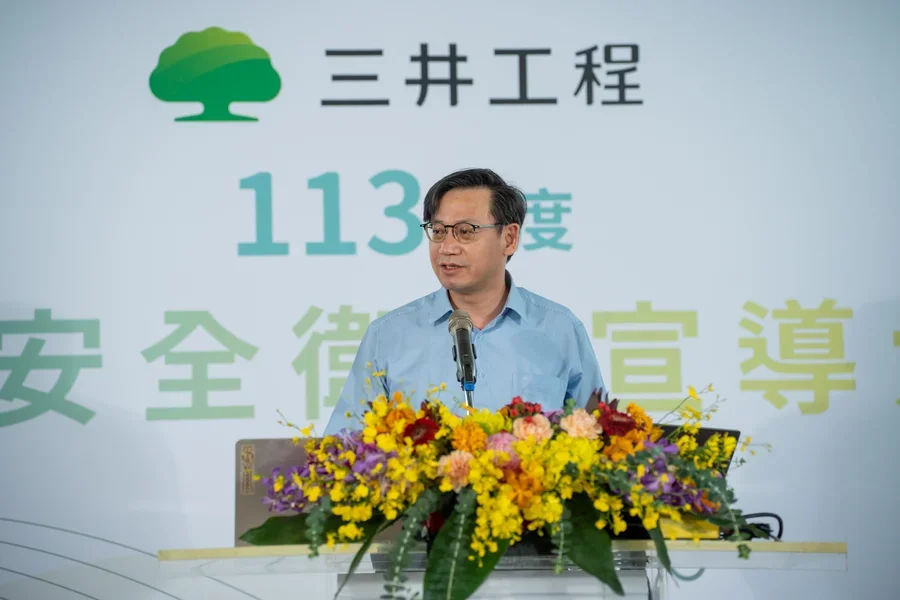 圖片說明：臺北市勞動檢查處處長梁蒼淇致詞。