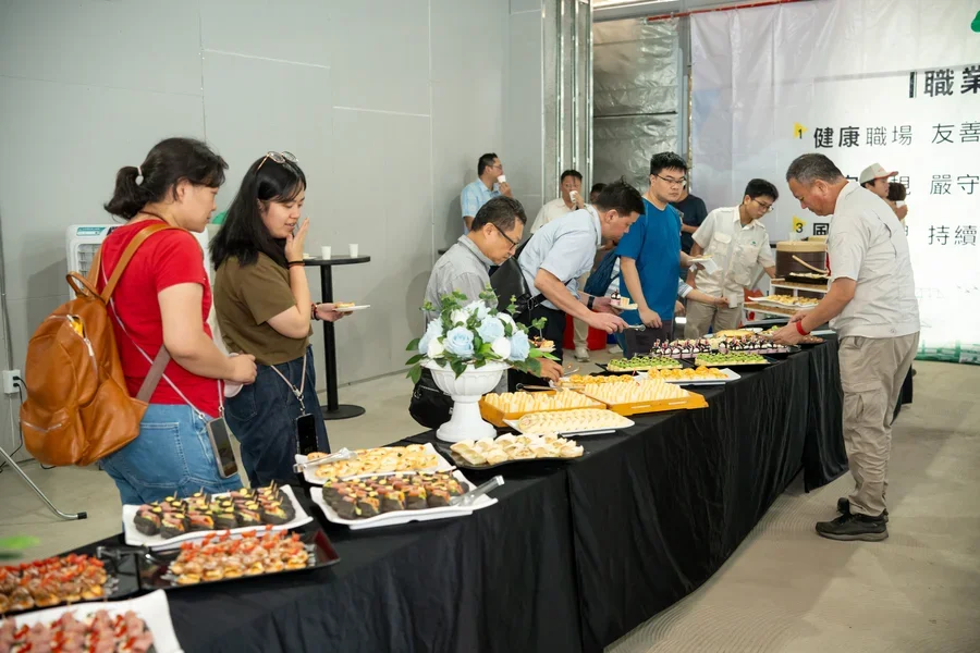 圖片說明：茶敘時間。