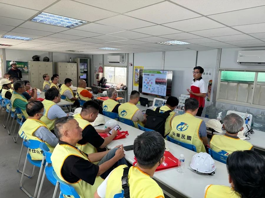 圖片說明：公眾健康站展演及介紹。