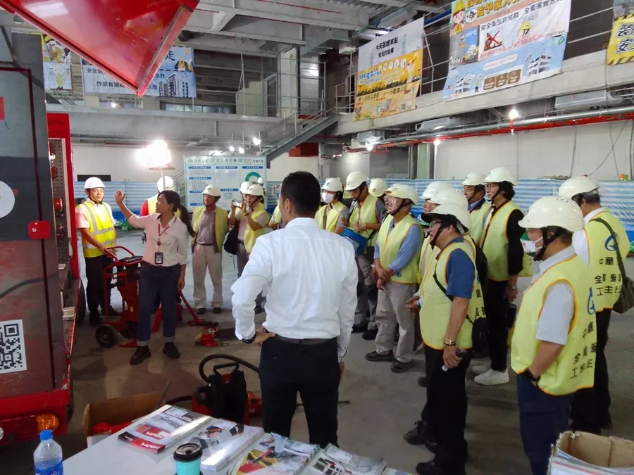 圖片說明：無線、無塵無火花作業解說。